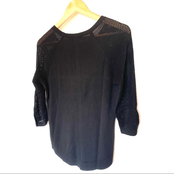 Rag & Bone Lexie Raglan Black Top - Picture 5 of 5